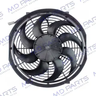 Eletroventilador Universal Unipoint Soprante Pás em S 14 Polegadas - 24 Volts