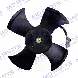 Eletroventilador do Condensador Honda Civic 1992 Até 2000 / CRX 1993 Até 1995 - 12 Volts OEM: 80151SR3013 / 80152SR3013