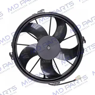 Eletroventilador Universal Soprante 12 Polegadas Perfil Alto Ônibus Spheros/ Thermo King/ Euroar/ VMG Aires 6500hrs - 24 Volts