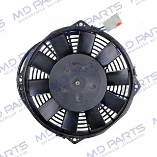 Eletroventilador Universal Spal Soprante 8 Polegadas Pás reta - 12 Volts OEM: VA14-AP11C/C-34S
