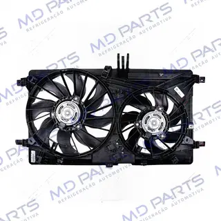 Eletroventilador Duplo do Radiador Renault Master Motor 2.3 2011> - 12 Volts OEM: 214812564R