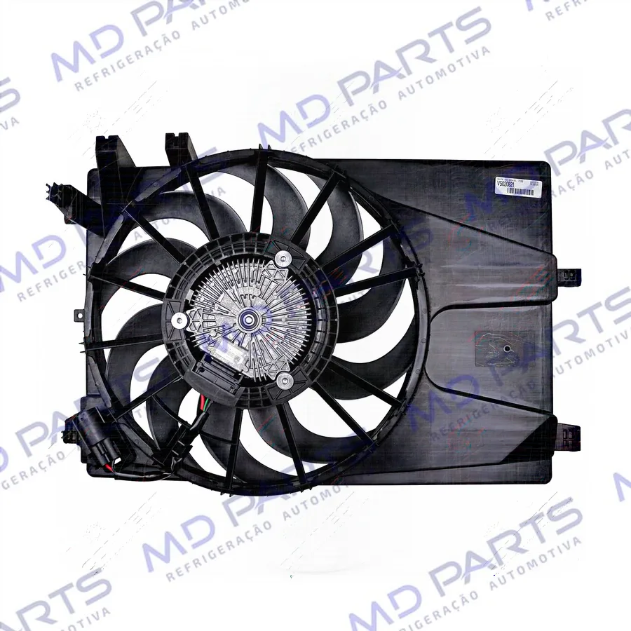 Eletroventilador do Radiador c/ Defletor Chevrolet Montana 2017> - 12 Volts OEM: 52144936 / 84145990