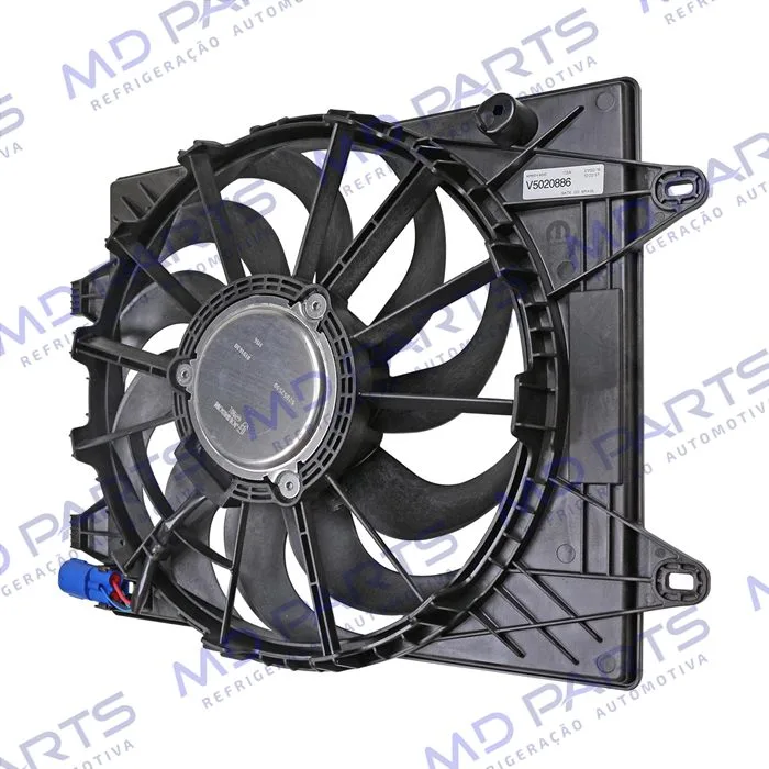 Eletroventilador do Radiador c/ Defletor Fiat Uno 1.0 Câmbio Manual 2017> - 12 Volts OEM: 565655346 — foto 2