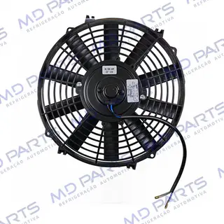 Eletroventilador Universal 10 Polegadas Pás Reta - 12 Volts - Embalagem c/ 10 Pçs