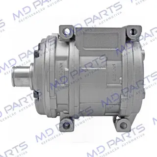 Compressor Modelo 10PA15 Sem Polia Toyota Celica/ Corolla/ 4 Runner/ Máquina Trator LS120/ LS160/ Doosan DX225/ Perfuratriz Furokawa HCR1200