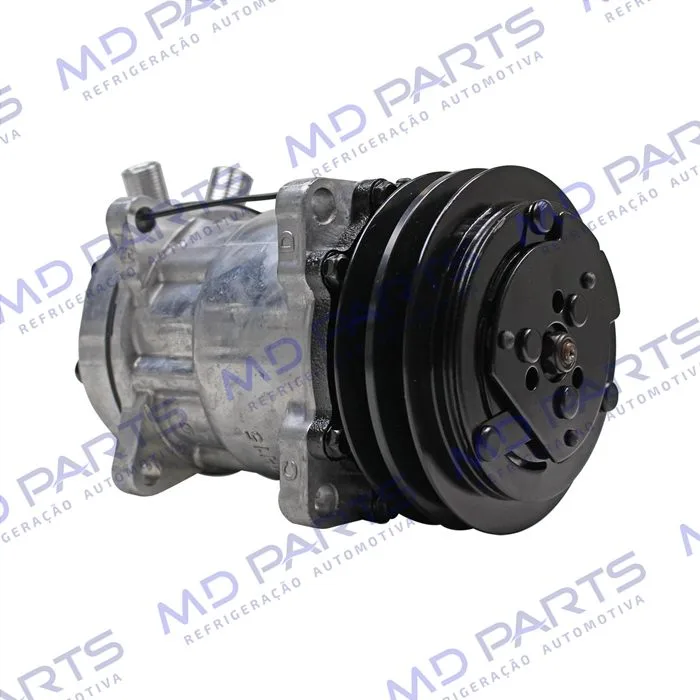 Compressor Modelo AA7H15AA 4627 Trator Uniport 2011> 8 Orelhas - 12 Volts Polia 2A 132mm R134a — foto 4