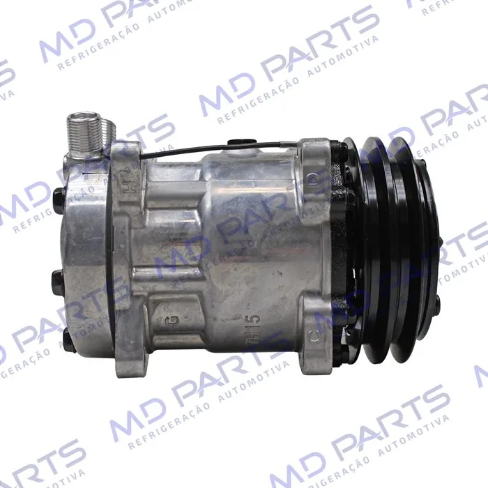 Compressor Modelo AA7H15AA 4627 Trator Uniport 2011> 8 Orelhas - 12 Volts Polia 2A 132mm R134a — foto 5