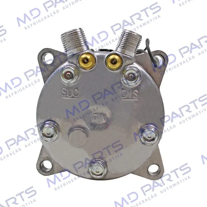 Compressor Modelo 5H14 8 Orelhas - 12 Volts Polia 2A 130mm Universal R134a — foto 7