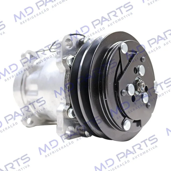 Compressor Modelo AA7H15AA Máquina New Holland R134a 8 Orelhas Descarga / Sucção Traseira O'ring - 12 Volts Polia 2A 132mm — foto 3