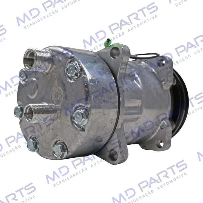 Compressor Modelo AA7H15AA Máquina New Holland R134a 8 Orelhas Descarga / Sucção Traseira O'ring - 12 Volts Polia 2A 132mm — foto 5
