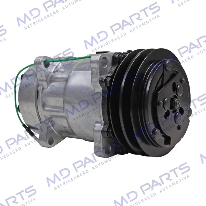 Compressor Modelo AA7H15AA 8 Orelhas Descarga / Sucção Traseira O'ring - 24 Volts Polia 2A 132 mm R134a — foto 3