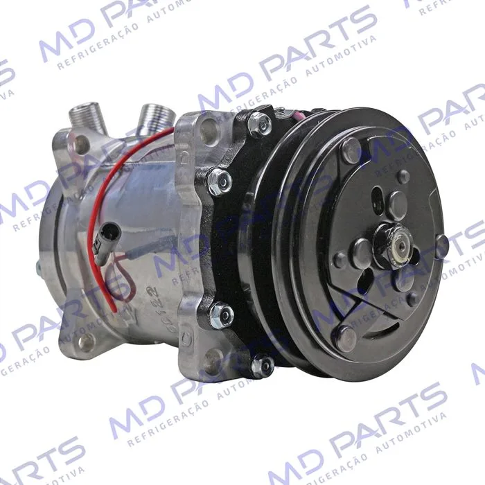 Compressor Modelo 5H14 Universal 8 Orelhas - 12 Volts Polia Canal 1A 124mm R134a — foto 4
