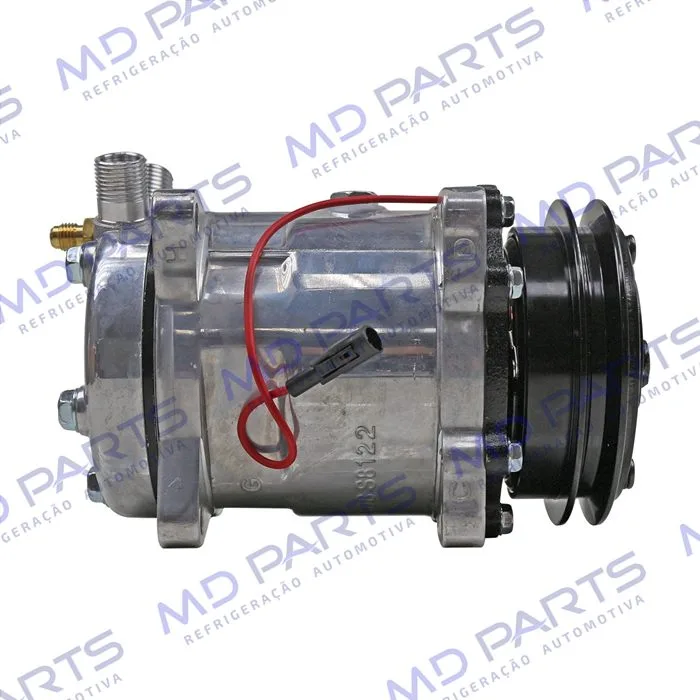 Compressor Modelo 5H14 Universal 8 Orelhas - 12 Volts Polia Canal 1A 124mm R134a — foto 5