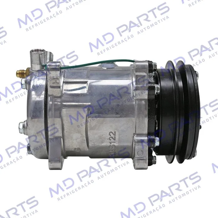Compressor Modelo 5H14 Universal 8 Orelhas - 24 Volts Polia Canal 1A 128mm R134a — foto 4