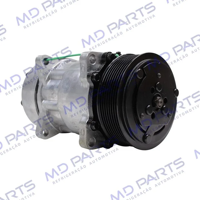 Compressor Modelo AA7H15AA 8 Orelhas Descarga/Sucção Traseira O´ring - 24 Volts Polia 8pk 119mm R134a — foto 4