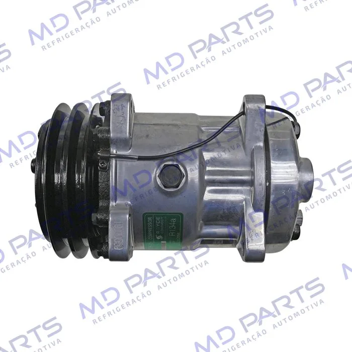 Compressor Modelo AA7H15AA U8088 Máquina Pulverizadora Valtra BS3020H/ Trator Massey Ferguson 6360 / 8 Orelhas Sucção e Descarga Traseira Engate - 12 Volts Polia 2A 132mm R134a OEM: 3782613M2 — foto 8