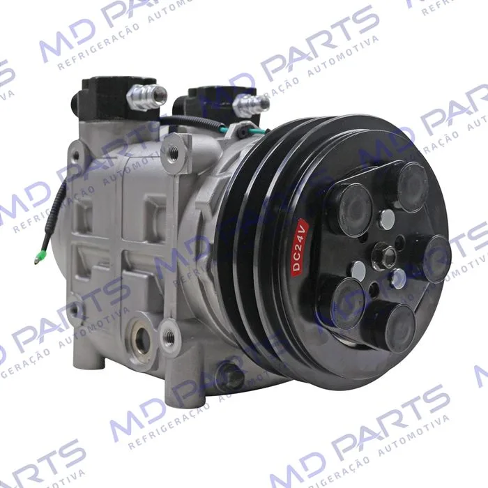 Compressor Modelo TM31HD Ônibus 313cm³ - 24 Volts Polia 2A 158mm R134a — foto 2