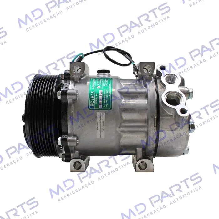Compressor Modelo AA7H15AA 7980 Caminhão Scania >2007 - 24 Volts 8pk 119mm OEM: 1412263/ 1888034