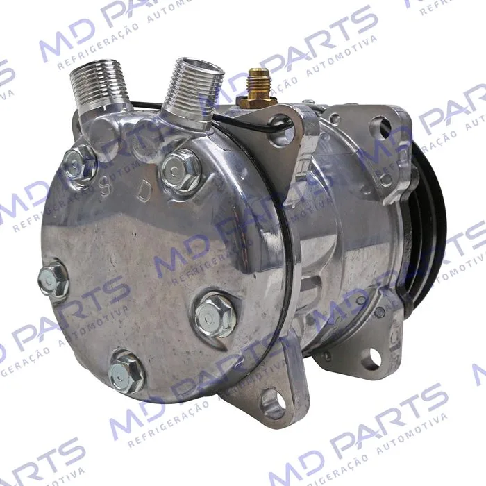 Compressor Modelo 5H09/SE505 8 Orelhas Máquina Caterpillar Mini Carregadeira 299D/ 242D3 - 12 Volts Polia 2A 125mm R134a OEM: 345-4547/ 509-3958 — foto 6