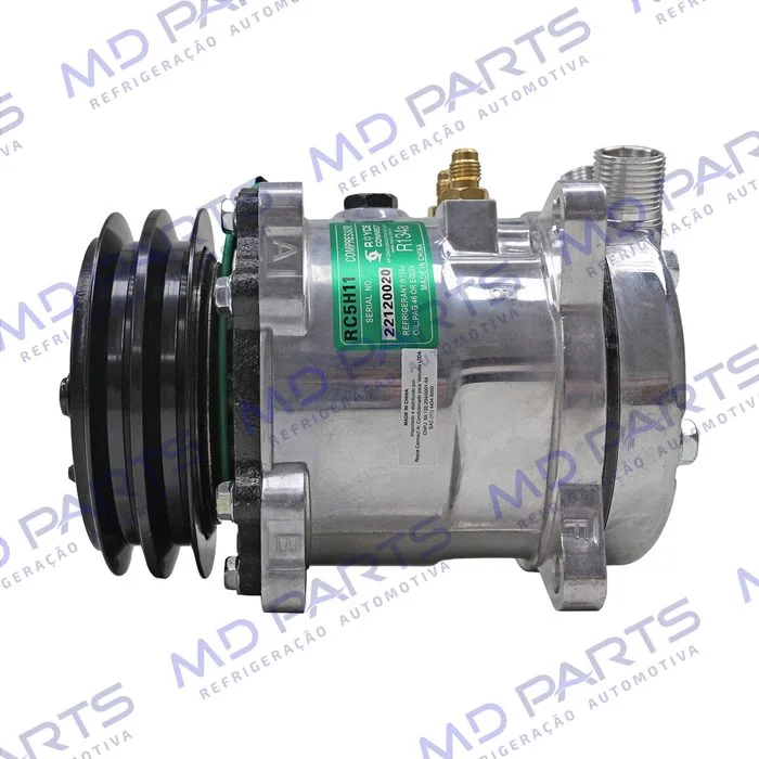 Compressor Modelo SE507 5H11 8 Orelhas - 24 Volts Polia 2A 125mm R134a
