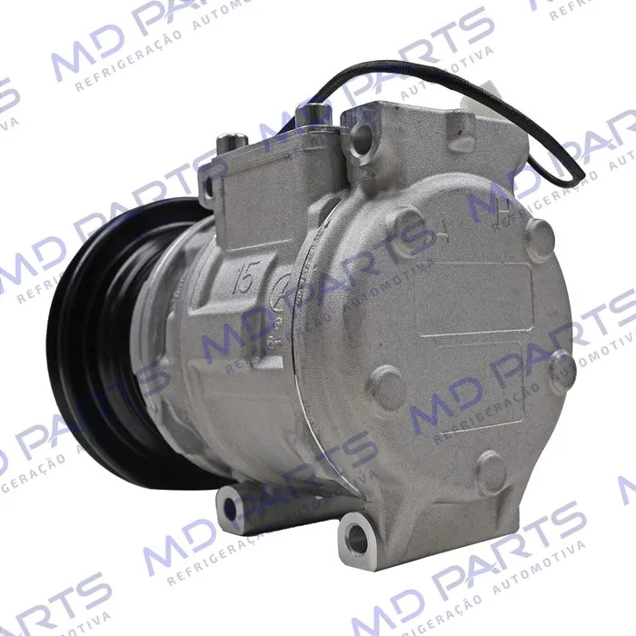 Compressor Modelo Denso 10PA15C Mitsubishi Pajero/ Montero 1988 Até 1994 - 12 Volts Polia Canal 1A 144mm — foto 2