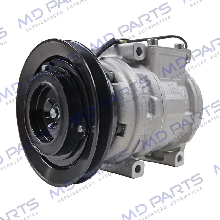 Compressor Modelo Denso 10PA15C Mitsubishi Pajero/ Montero 1988 Até 1994 - 12 Volts Polia Canal 1A 144mm — foto 8