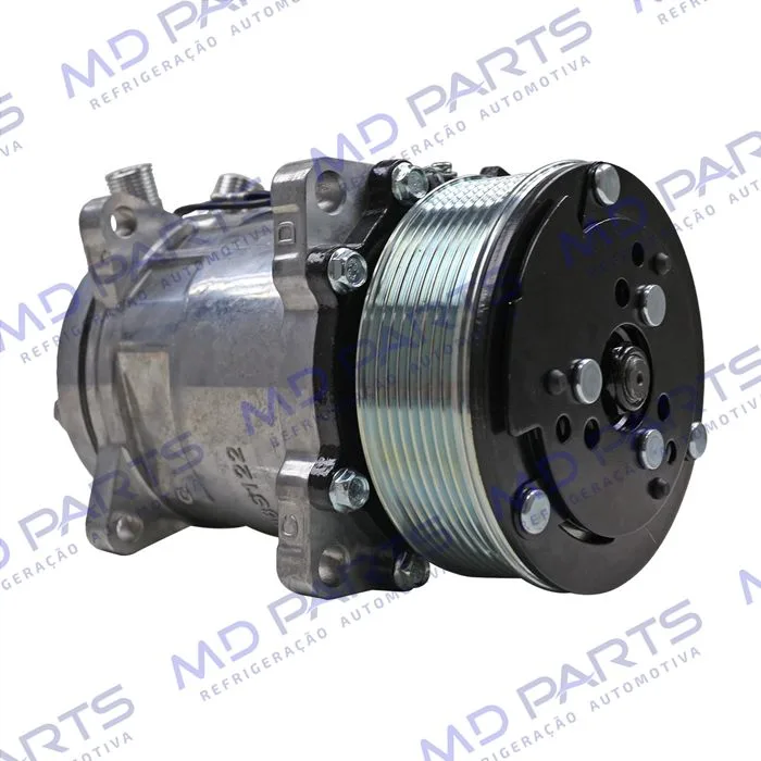 Compressor Modelo 5H14 8 Orelhas - 12 Volts Polia 8pk 123mm Universal R134a — foto 3