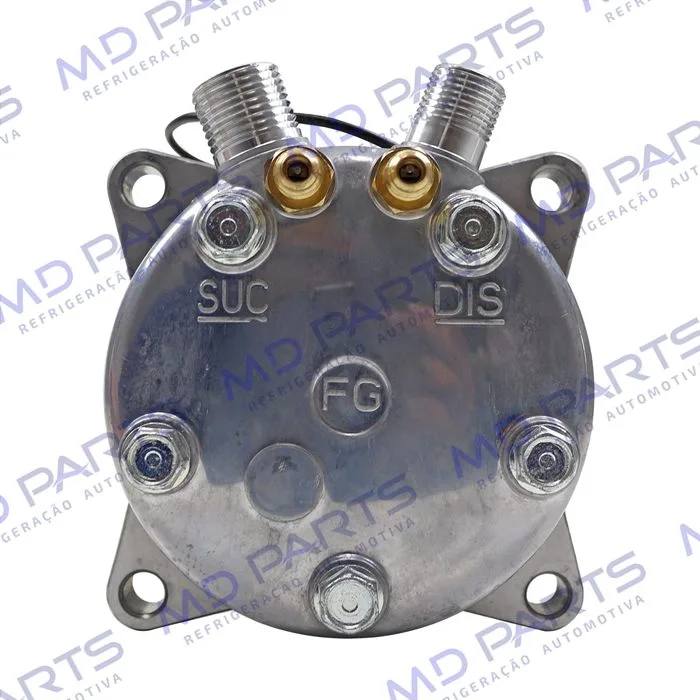 Compressor Modelo 5H14 8 Orelhas - 12 Volts Polia 8pk 123mm Universal R134a — foto 5