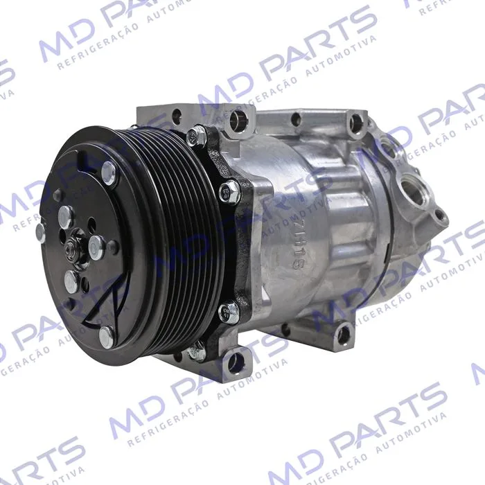 Compressor Modelo BB7H15BB 7980 Caminhão Scania >2007 - 24 Volts 8pk 119mm OEM: 1412263 — foto 2
