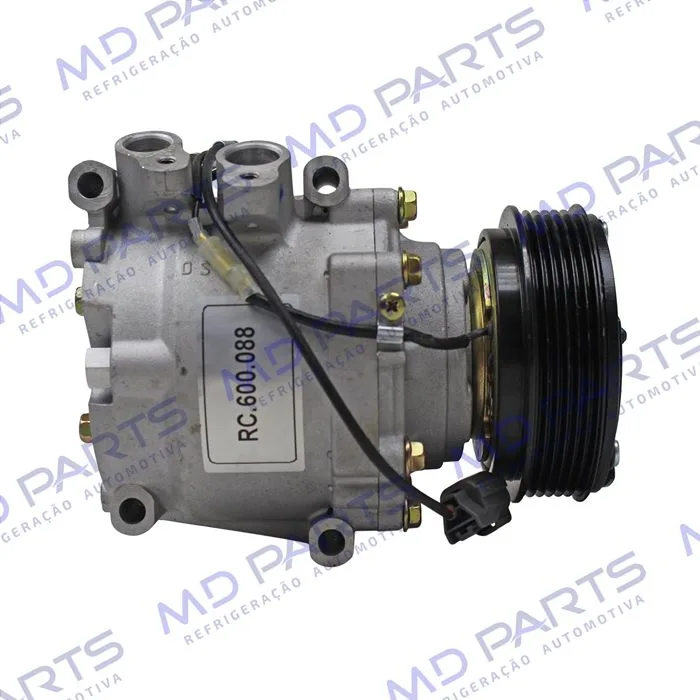 Compressor BBTRSA09BB Modelo 4984 Honda Civic 2001 Até 2006 - 12 Volts Polia 6pk 110mm — foto 5