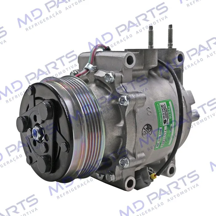Compressor Modelo TRSA09 Honda Fit 2004 Até 2007 - 12 Volts Polia 5pk 110mm — foto 2