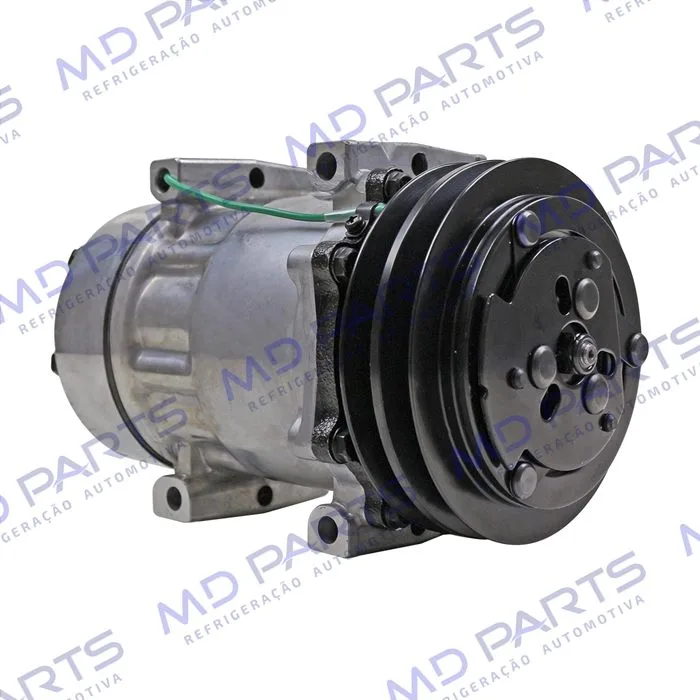 Compressor Modelo AA7H15AA Parafuso Passante Descarga e Sucção Traseira O´ring - 24 Volts Polia 2A 132mm — foto 4