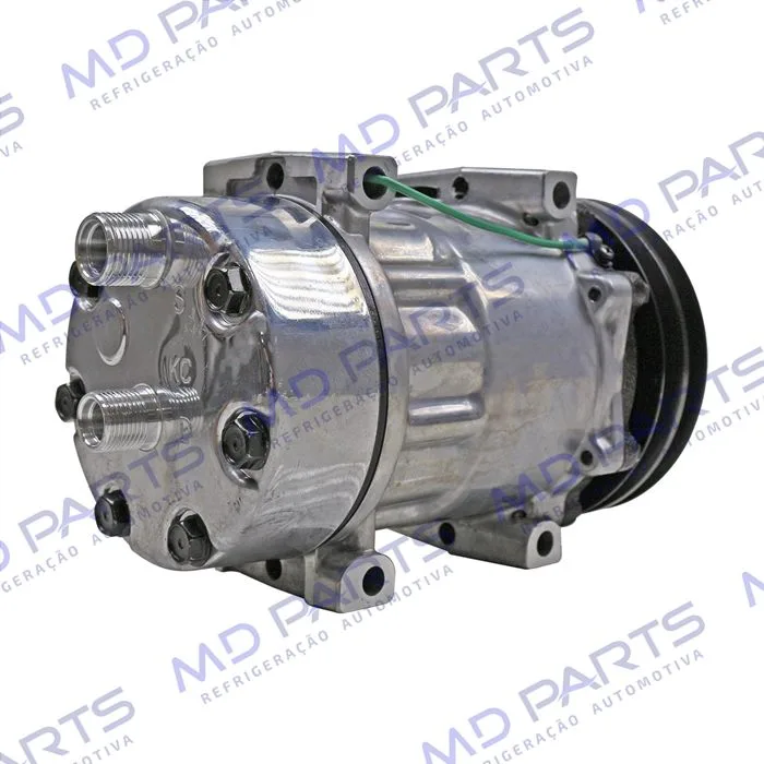 Compressor Modelo AA7H15AA Parafuso Passante Descarga e Sucção Traseira O´ring - 24 Volts Polia 2A 132mm — foto 6