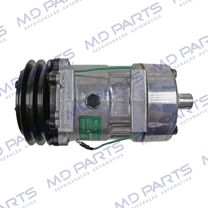 Compressor Modelo AA7H15AA Parafuso Passante Descarga e Sucção Traseira O´ring - 24 Volts Polia 2A 132mm — foto 8