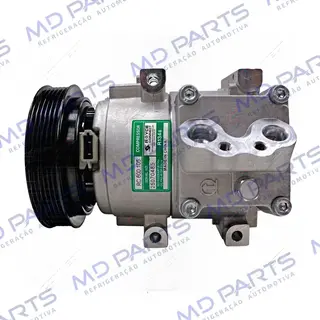 Compressor Modelo Visteon HS15 FOMOCO Ford EcoSport Motor 2.0 2005> - 12 Volts Polia 6Pk 131mm OEM: 5N15-19D629-BA / F500-LN4CA-01
