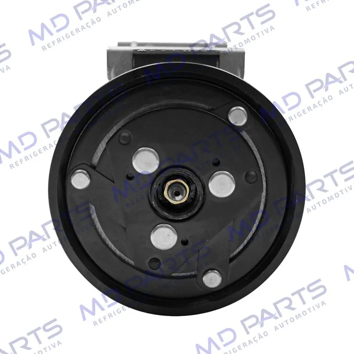 Compressor V5 Renault Scenic/ Megane 2001 Até 2006 1.6 16v. equipado somente c/compr. Korea 7700103536 importado China - 12 Volts Polia 6pk 125mm — foto 3