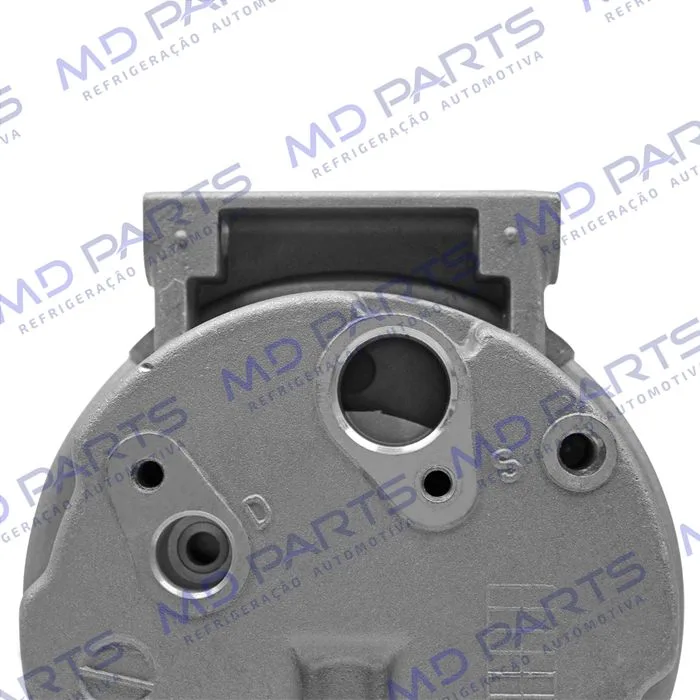 Compressor V5 Renault Scenic/ Megane 2001 Até 2006 1.6 16v. equipado somente c/compr. Korea 7700103536 importado China - 12 Volts Polia 6pk 125mm — foto 8