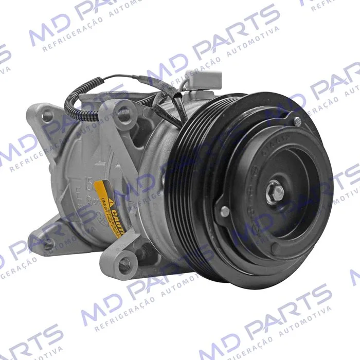 Compressor 10PA15 Modelo 6P148 8 Orelhas Volkswagen Santana - 12 Volts Polia 6pk 125mm — foto 4