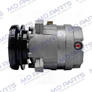 Compressor Harrison V5 3 Orelhas Chevrolet S10/ Blazer 2.2 - 12 Volts Polia Canal 1A 120mm R134a OEM: 1135429