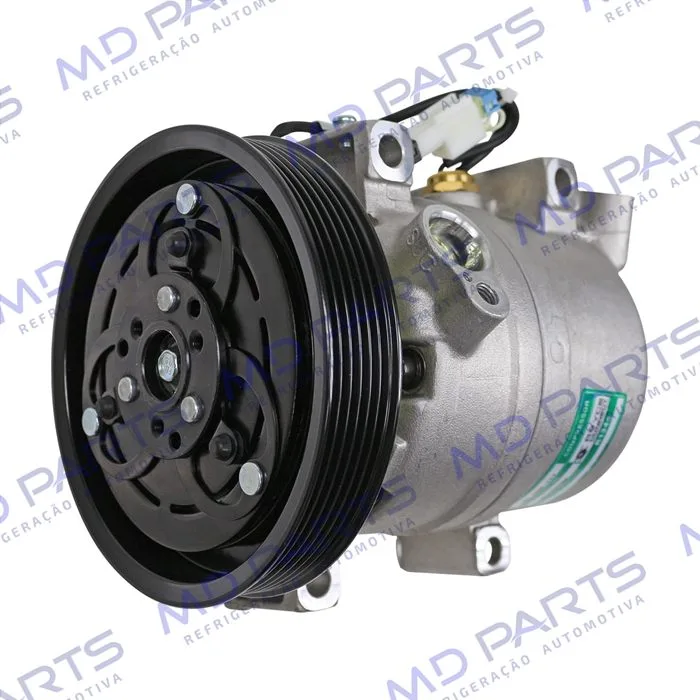 Compressor Zexel Nissan Frontier / X-Terra Motor 2.8 Até 2007 - 12 Volts Polia 6pk 143mm — foto 2