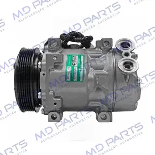 Compressor Sanden SD7V16 Citroën Picasso 2.0 2003> - 12 Volts Polia 6pk 123mm OEM: 6453KT / 1267