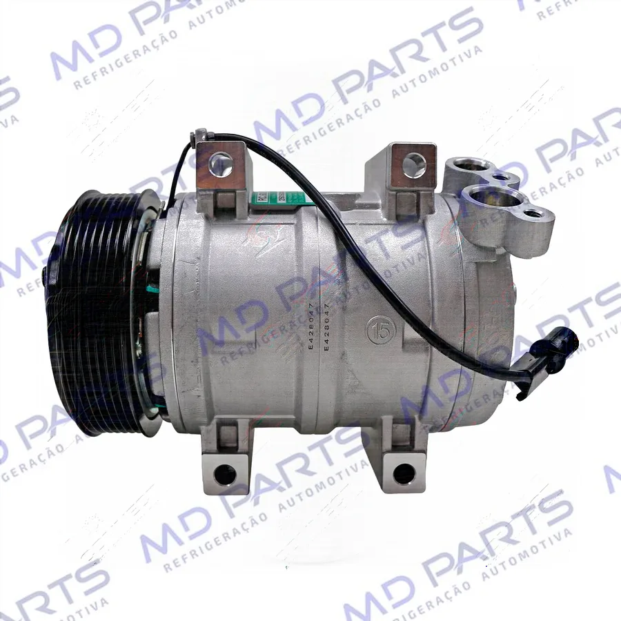 Compressor Modelo Valeo DKS15D Mitsubishi Pajero Dakar / L200 Triton 3.5 Flex 2007> - 12 Volts Polia 7Pk OEM: MN123624 / Z0009895A