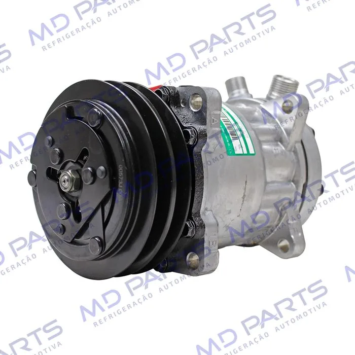 Compressor SANDEN AA7H15AA Original 4664 Trator Uniport 2011> 8 Orelhas - 12 Volts Polia 2A 132mm OEM: 6218551 — foto 2
