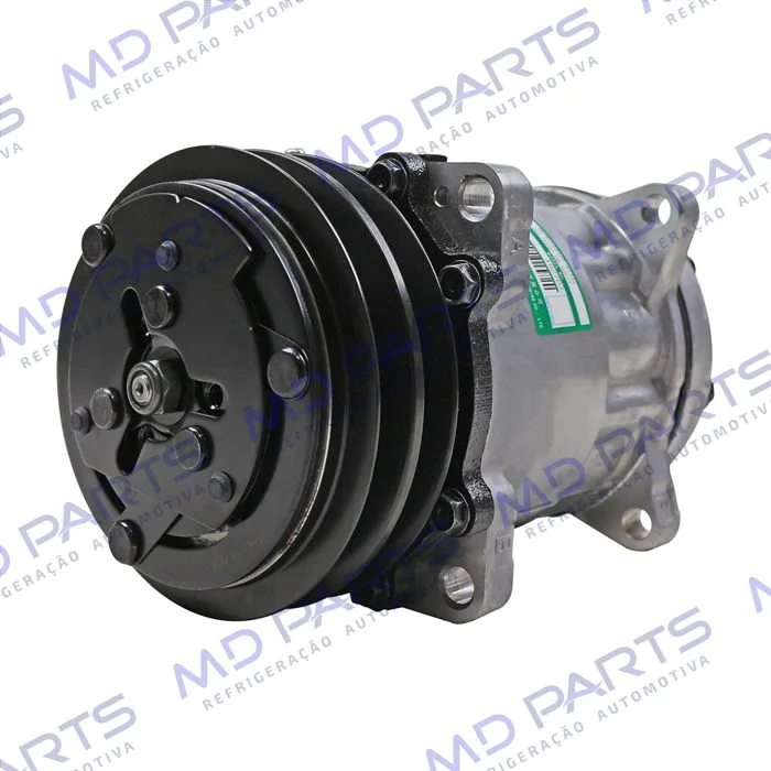 Compressor SANDEN Original 175cc 4742 AA7H15AA 8 Orelhas Descarga e Sucção Traseira O´ring - 24 Volts Polia 2A 125mm — foto 2