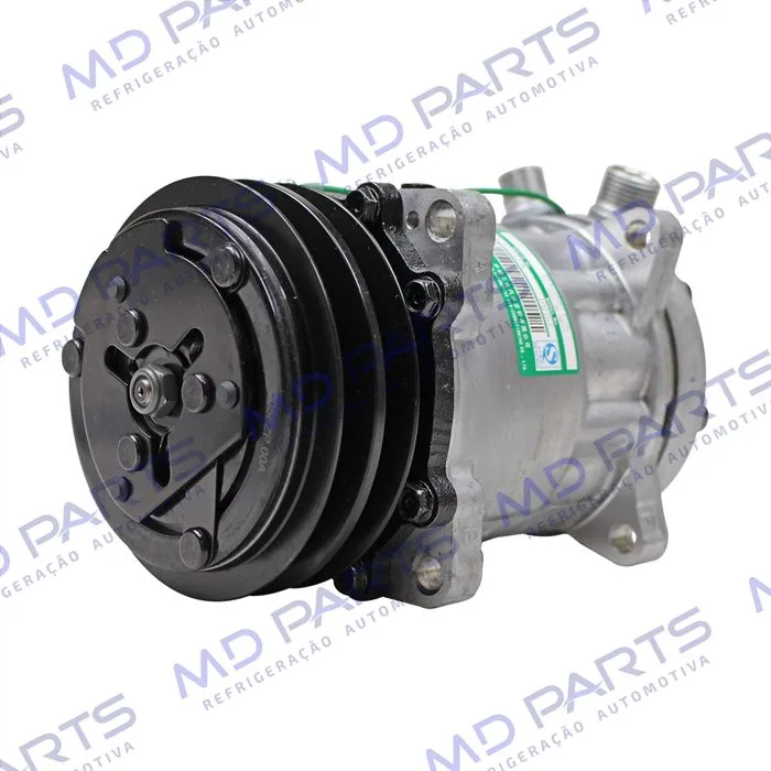 Compressor SANDEN Original 4741 AA7H15AA 8 Orelhas 200cc - 24 Volts Polia 2A 125mm — foto 2