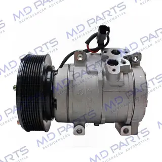 Compressor Modelo Denso 10S17C Máquina Caterpillar 336D/330CL - 24 Volts Polia 8pk 145mm - OEM: 305-0324/ 305-0325/ 259-7243/ 245-7779