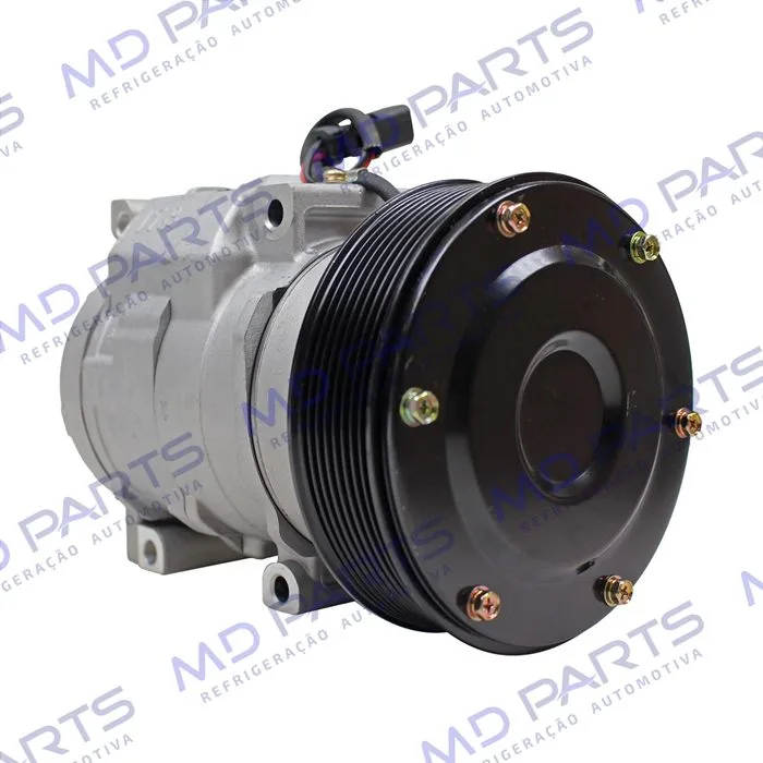 Compressor Modelo Denso 10S17C Máquina Caterpillar 336D/330CL - 24 Volts Polia 8pk 145mm - OEM: 305-0324/ 305-0325/ 259-7243/ 245-7779 — foto 4