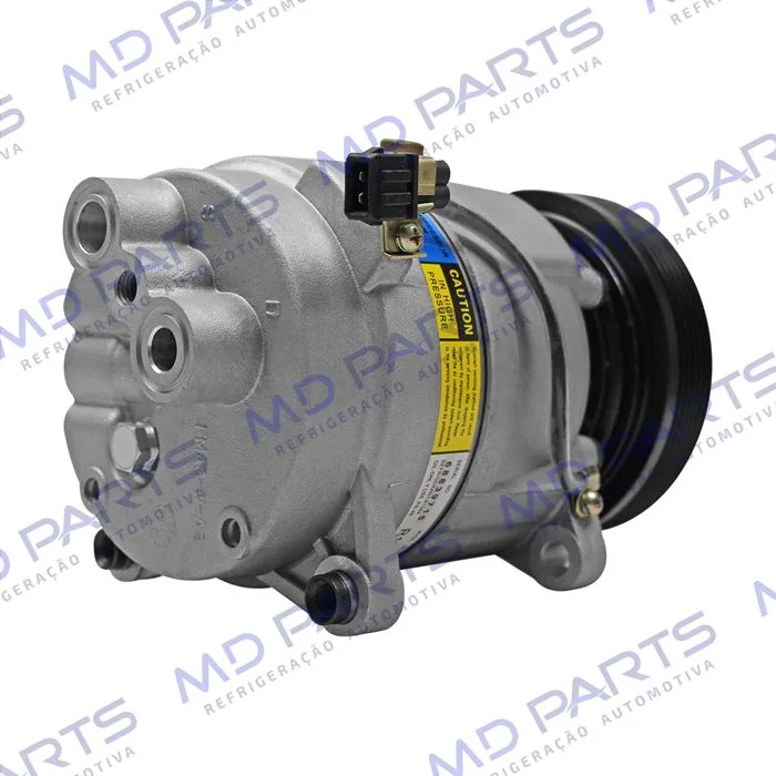 Compressor Modelo Harrison V5 Volkswagen Polo / Golf Até 1998 - 12 Volts Polia 6pk 130mm — foto 6
