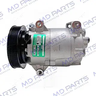 Compressor Renault Megane 1.6/ Megane Grand Tour 1.6 2007>/ Scenic 1.6 - 12 Volts Polia 6pk OEM: 8200940837