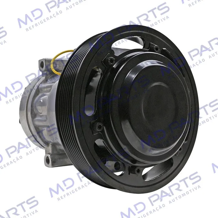 Compressor AB7H15AB 4116U Caminhão Volvo FM/ FMX / FH 2008 Até 2019 - 24 Volts Polia 8pk 174mm OEM: 20587125/ 85000458/ 84094705/ 85000458 — foto 4